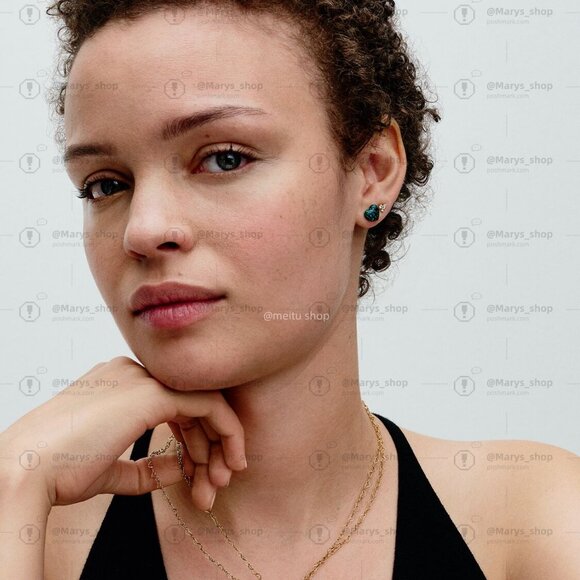 Pandora Opalescent Green Heart Dangle Charm - Picture 6 of 6